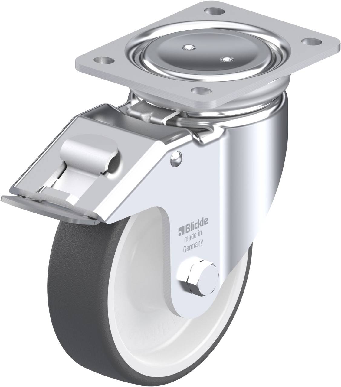 Blickle 759197 LU-POTH 150R-FI Kółko skrętne z hamulcem Średnica koła: 150 mm Maksymalne obciążenie: 500 kg 1 szt. - obrazek 1