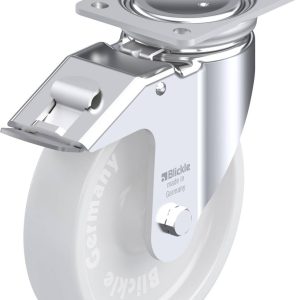 Blickle 755148 LUH-SPO 201G-FI Kółko skrętne z hamulcem Średnica koła: 200 mm Maksymalne obciążenie: 1000 kg 1 szt. Blickle 755148 LUH-SPO 201G-FI Kółko skrętne z hamulcem Średnica koła: 200 mm Maksymalne obciążenie: 1000 kg 1 szt.