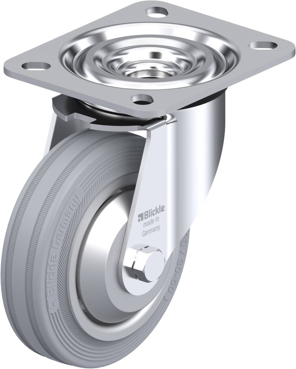 Blickle 69781 L-V 100R-SG-FA Kółko skrętne Średnica koła: 100 mm Maksymalne obciążenie: 70 kg 1 szt. - obrazek 1