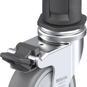 Blickle 847814 LRA-TPA 75KF-FI-ER05 Kółko skrętne z hamulcem Średnica koła: 75 mm Maksymalne obciążenie: 75 kg 1 szt.
