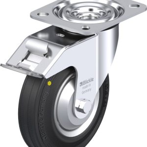 Blickle 234773 L-V 125R-FI-EL-FA Kółko skrętne z hamulcem Średnica koła: 125 mm Maksymalne obciążenie: 100 kg 1 szt.