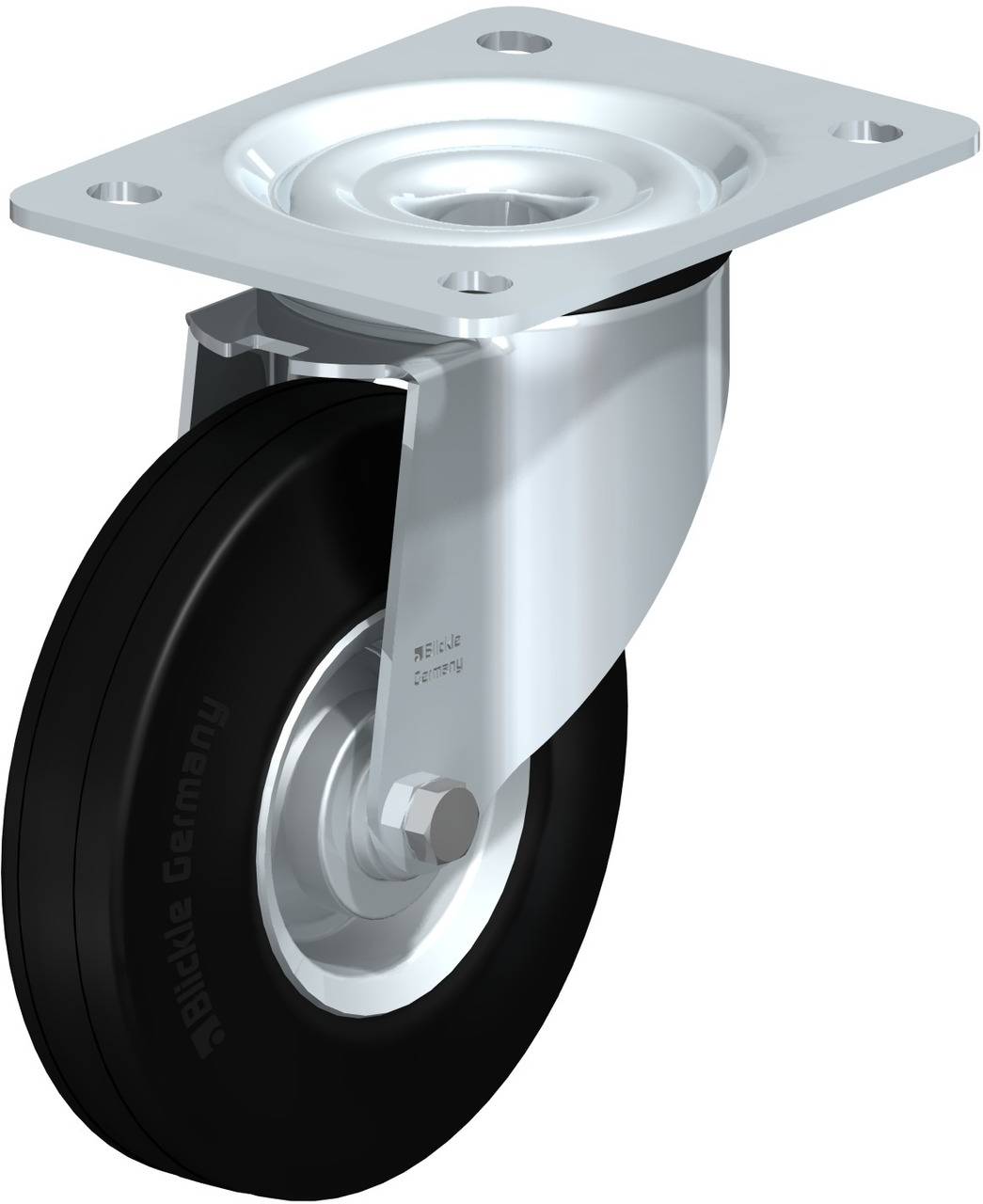 Blickle 276931 L-V 140R Kółko skrętne Średnica koła: 140 mm Maksymalne obciążenie: 115 kg 1 szt. - obrazek 1