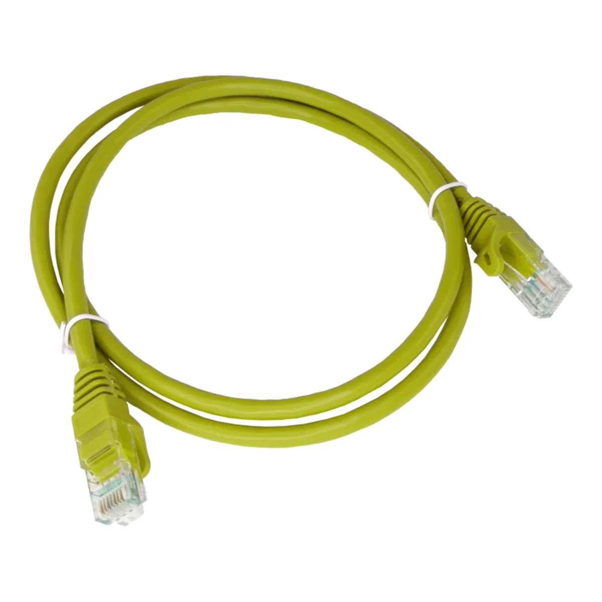 Patch-cord U/UTP kat.6A LSOH 2.0m żółty ALANTEC KKU6AZOL2.0