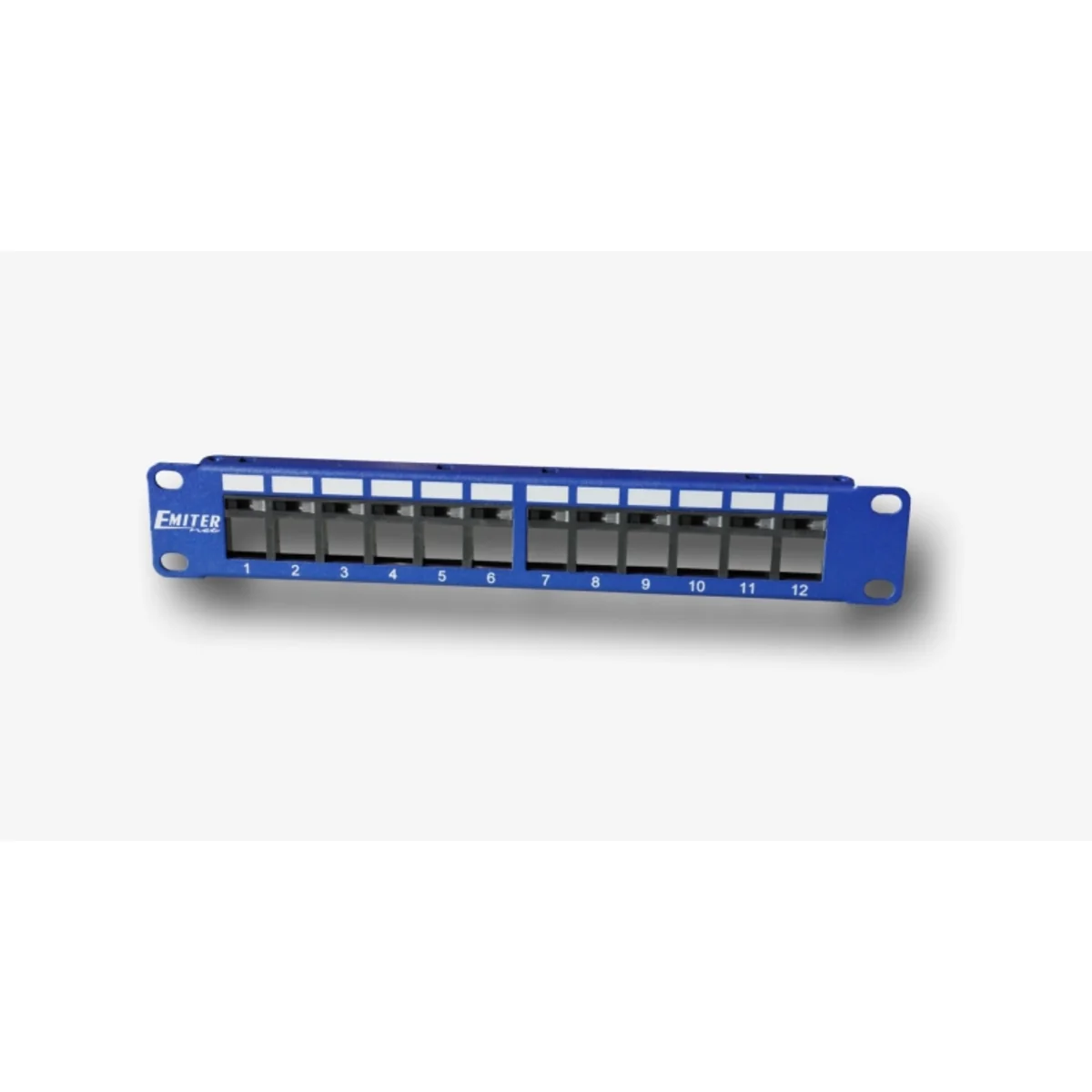 Patch panel 10″ 12xRJ45 pusty DCN/3012KX12BL