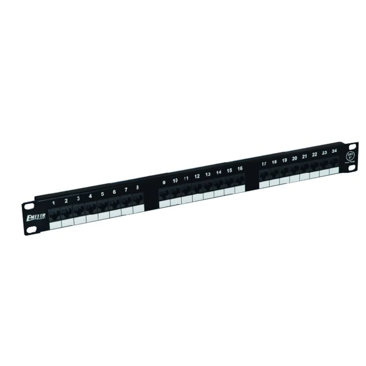 Patch panel 19″ 1U 24xRJ45 UPT kat. 5e FU/PPFA652K248C5E