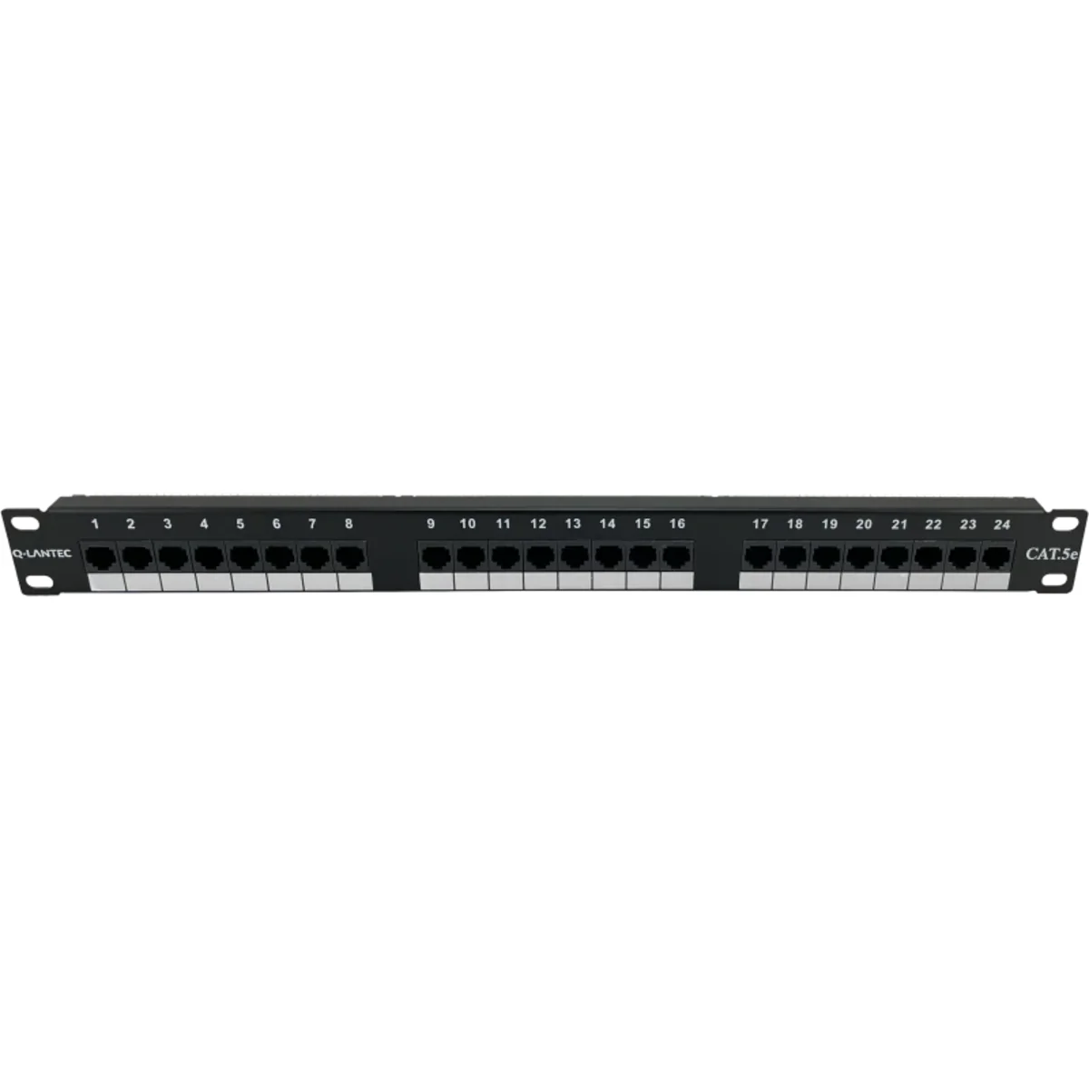 Patch panel 1U/19 cali UTP nieekranowany 24 porty kat. 5E złącza LSA Q-LANTEC PK-U5-1 - obrazek 1