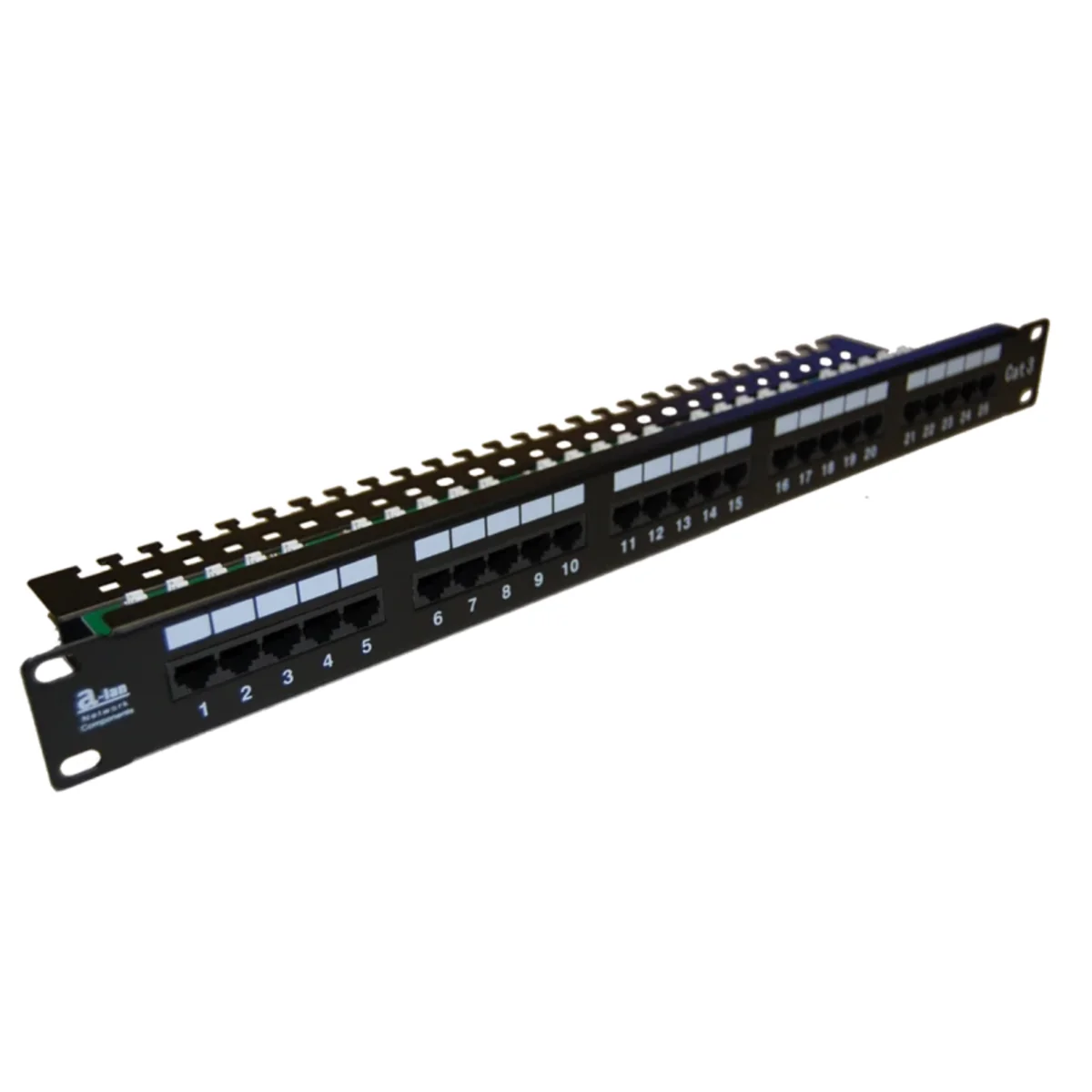 Patch panel ISDN kat.3 25 portów LSA ALANTEC PK012 - obrazek 1