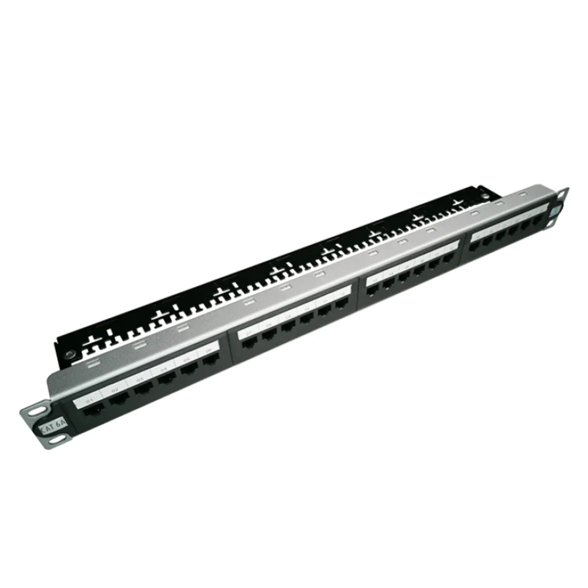 Patch panel UTP kat.6A 24 porty LSA 1U ALANTEC PK051 - obrazek 1