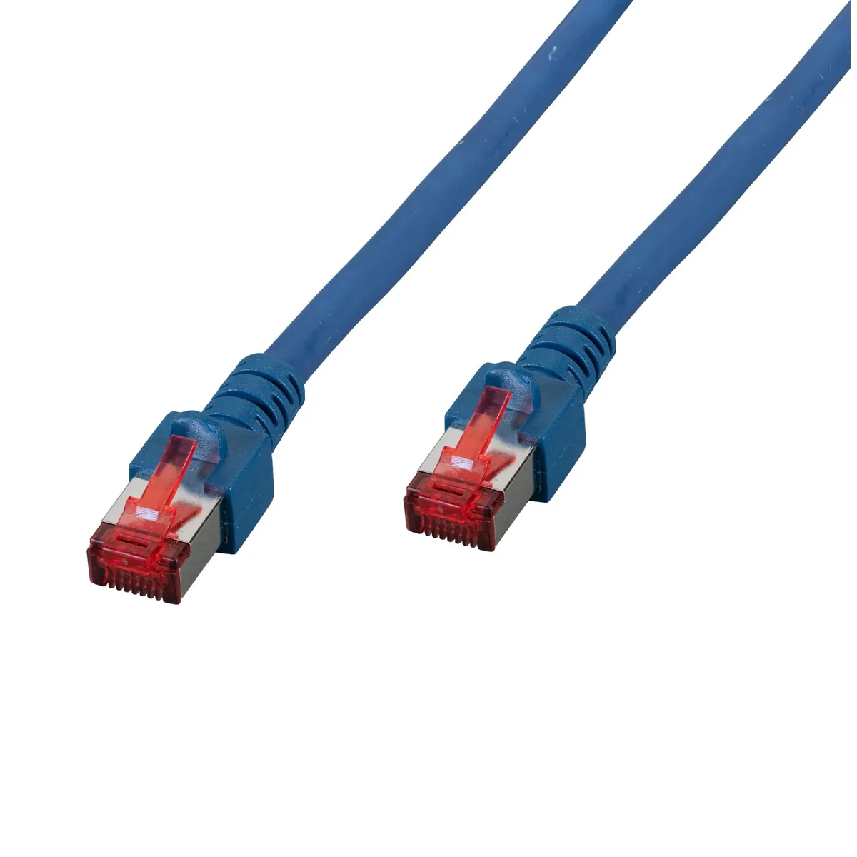 Patchcord RJ45 S/FTP kat. 6 LSZH niebieski 5m PC-6SFTPLSZH-BU5 - obrazek 1