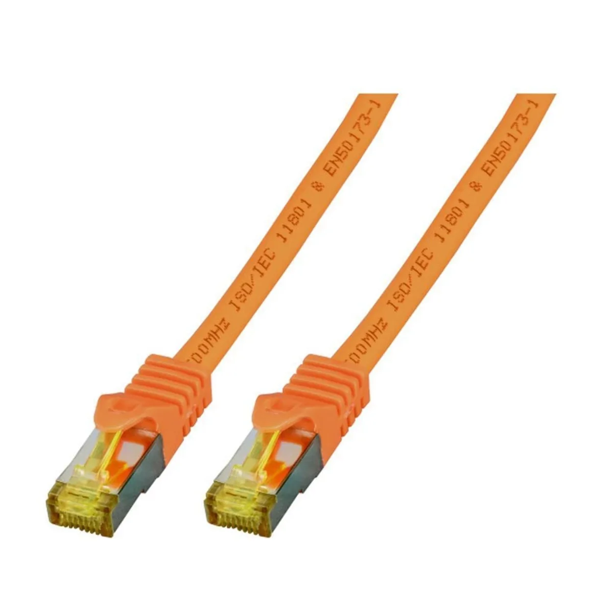 Patchcord RJ45 S/FTP kat. 6A LSZH pomarańczowy 2m MK7001.2O MK7001.2O - obrazek 1