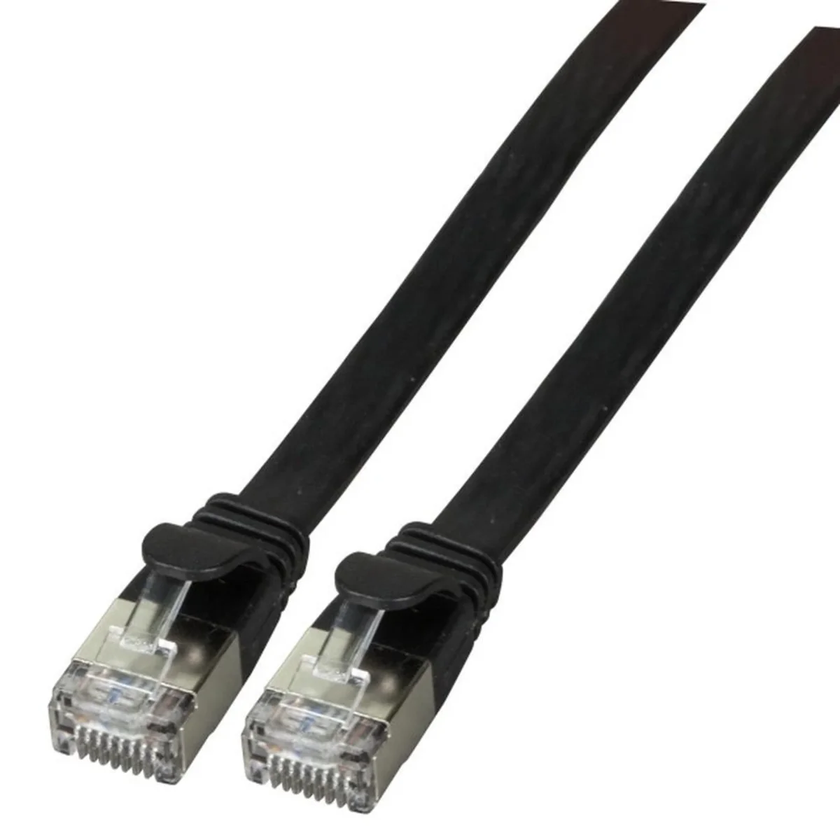 Patchcord RJ45 U/FTP kat. 6A PVC czarny 0,5m K5545SW.0,5 - obrazek 1
