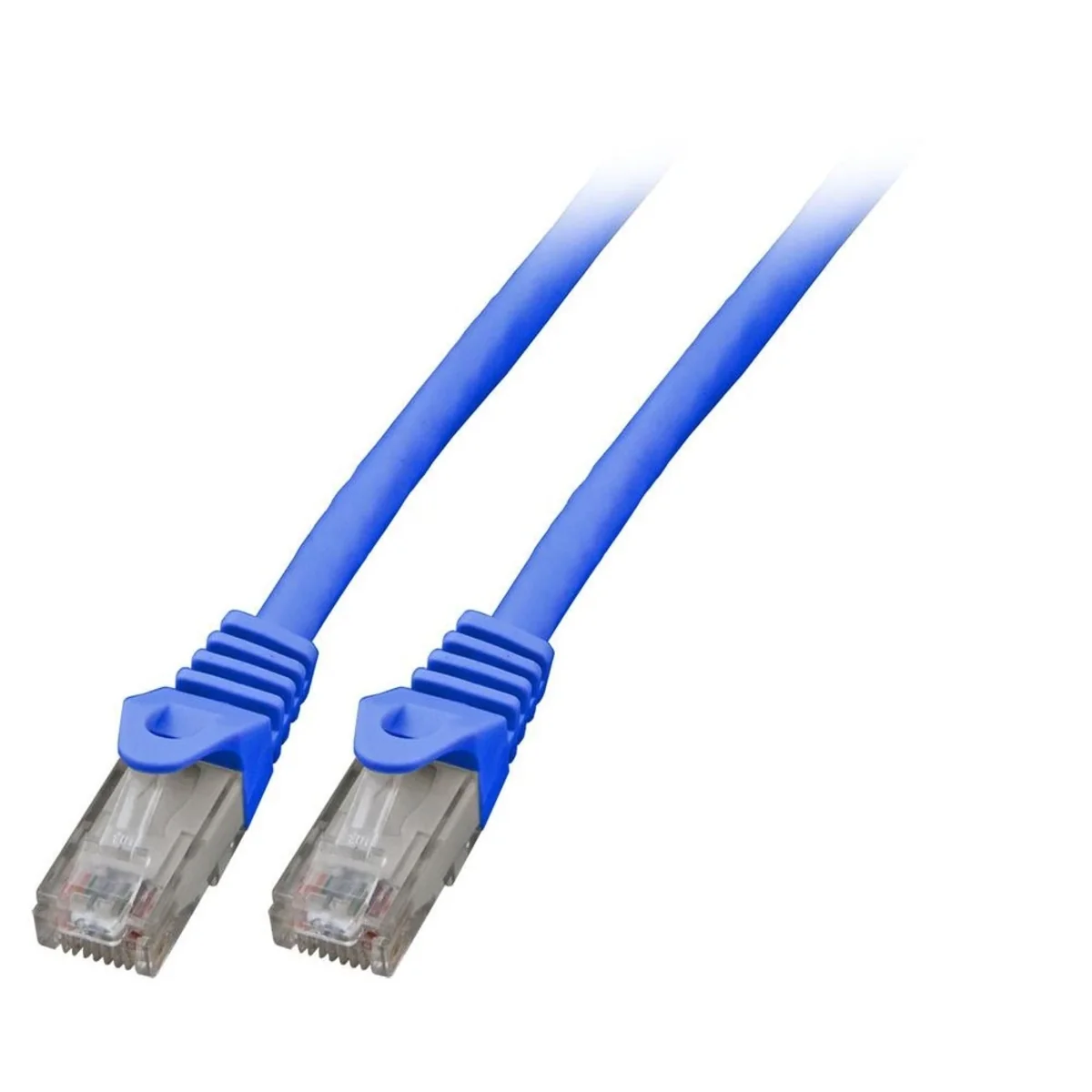 Patchcord RJ45 U/UTP kat. 6 LSZH CCA niebieski 2m K8104BL.2 - obrazek 1