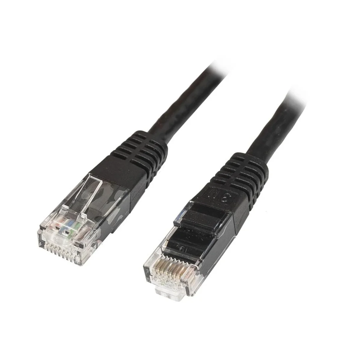 Patchcord RJ45 U/UTP kat. 6 PVC CCA czarny 10m K8100SW.10 - obrazek 1