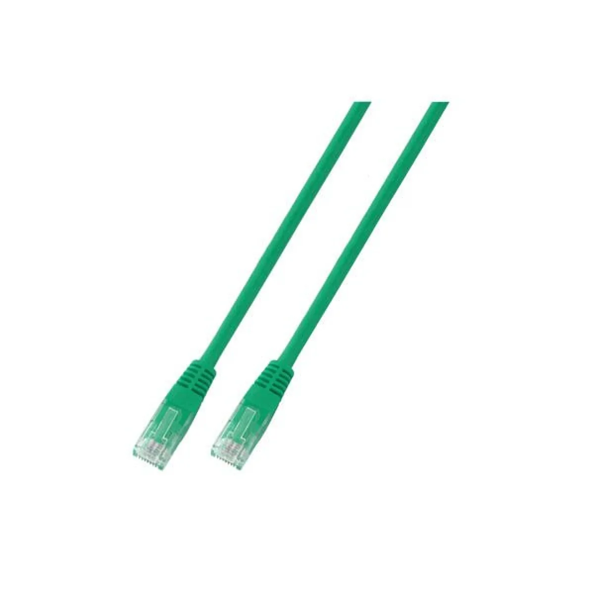 Patchcord RJ45 U/UTP kat. 6 PVC CCA zielony 1,5m PC-6UTPPVC-GN1.5 - obrazek 1