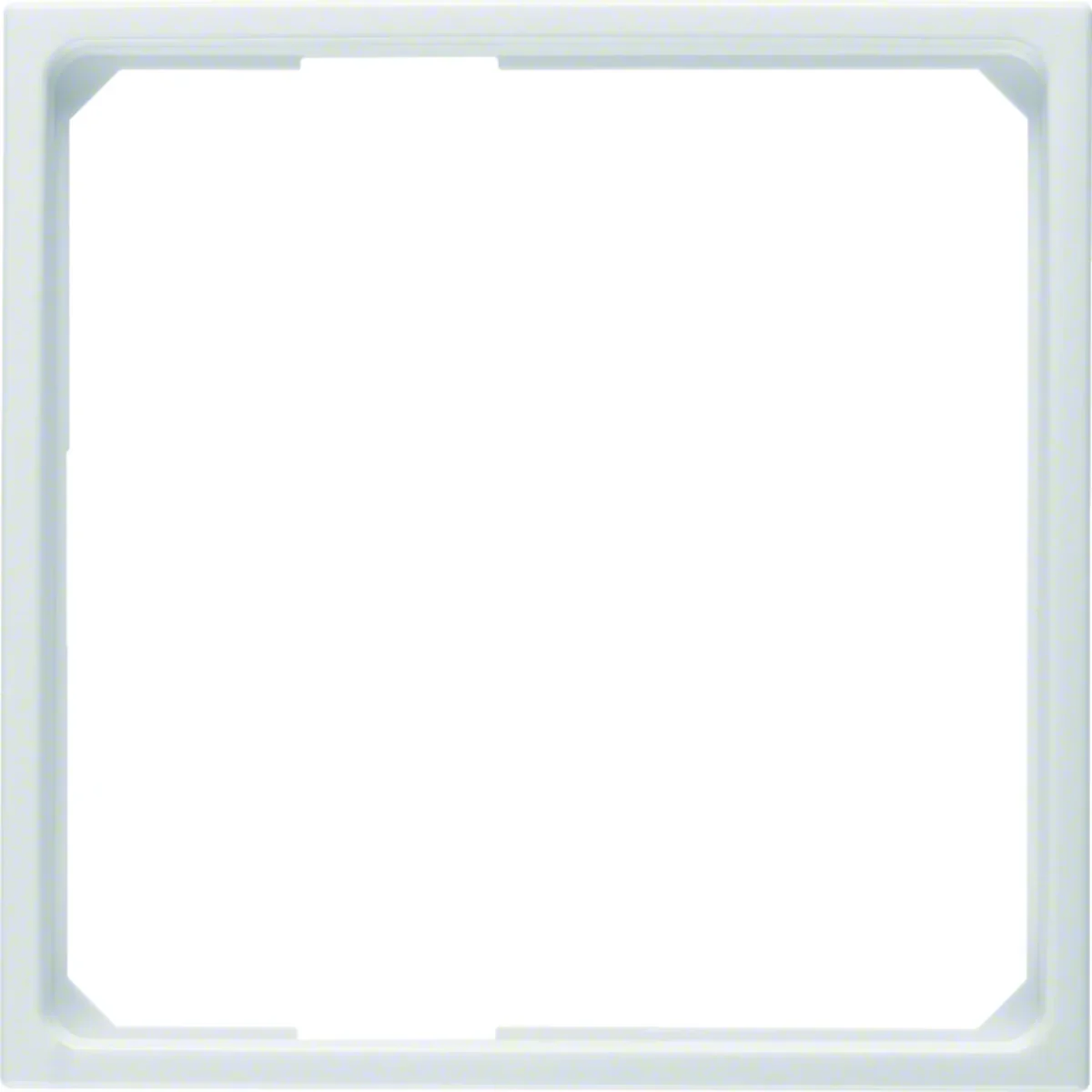 Pierścień oddzielający do płytki centralnej i elementu centralnego 50 x 50 mm, śnieżnobiały, połysk, S.1/B.3/B.7 Glas 11099089