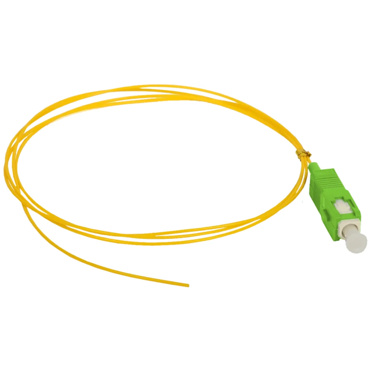 Pigtail SM 1J 9/125 wtyk SC/APC dł. 2 m EASY STRIP ALANTEC FOI-SCA-9SM-2-G652D - obrazek 1