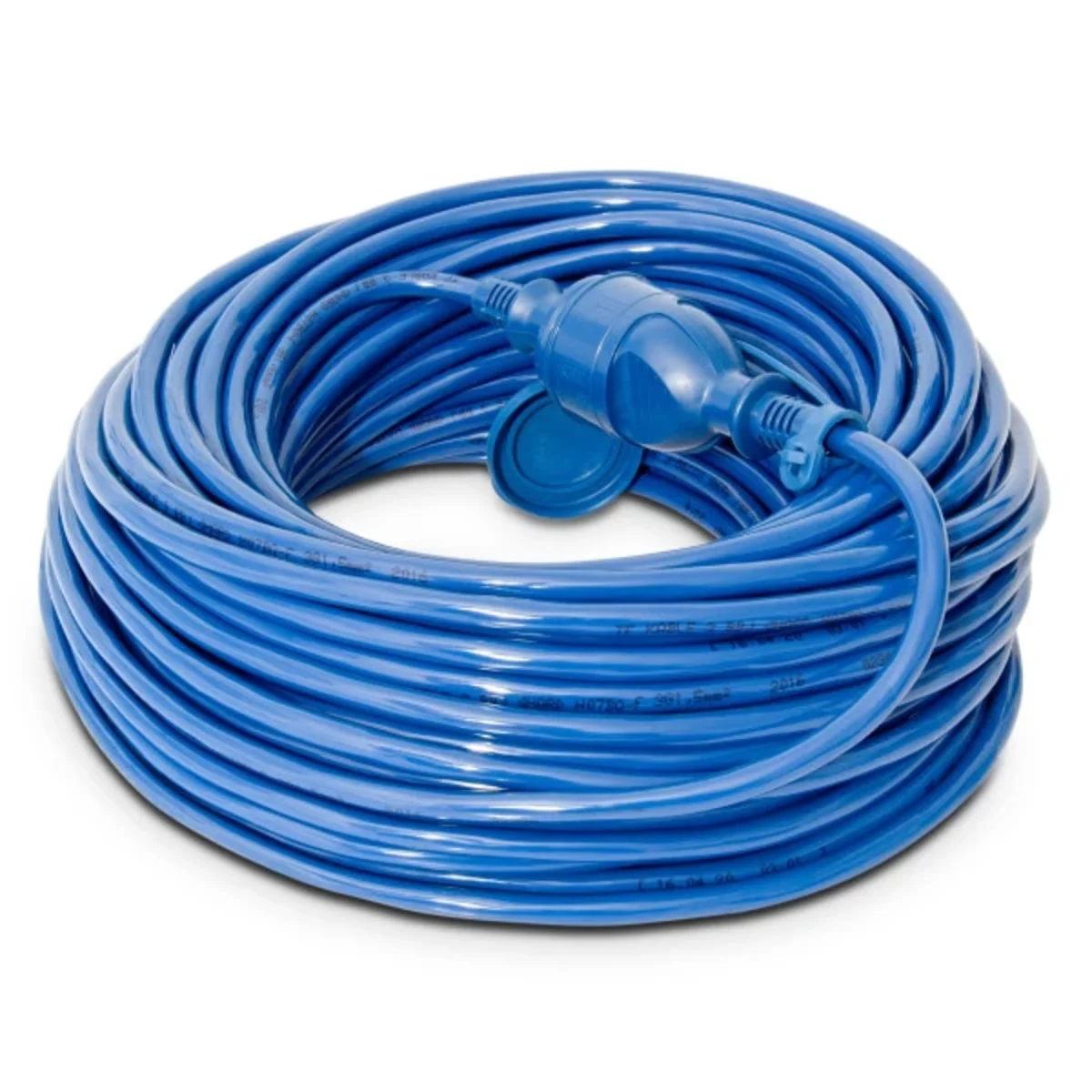 PJ-HEAVY/Z/20M/3X1,5/H07BQ Przedłużacz jednogniazdowy specjalistyczny HEAVY; IP44; 16A; H07BQ-F; 3X1,5; 20m; niebieski W-97129 - obrazek 1