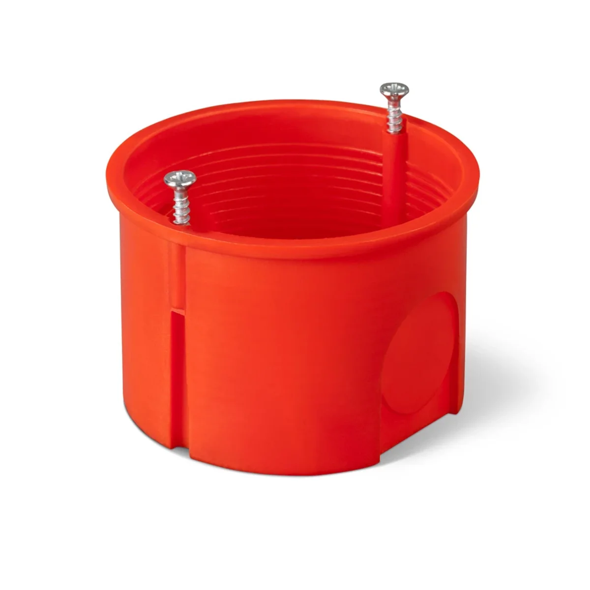 PK-60F PRO puszka podtynkowa z wkrętami IP 20 - kolor ceglasty 0281-01 - obrazek 1