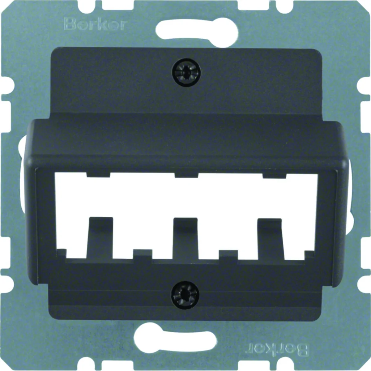 Płytka centralna do 3 MINI-COM Module antracyt B.1/B.3/B.7 Glas 14271606 - obrazek 1