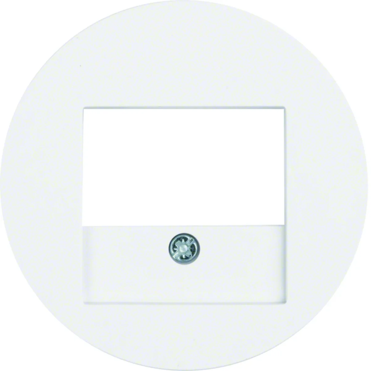 Płytka czołowa do gniazda gł. i ładowania USB, biały, połysk 10382089 - obrazek 1