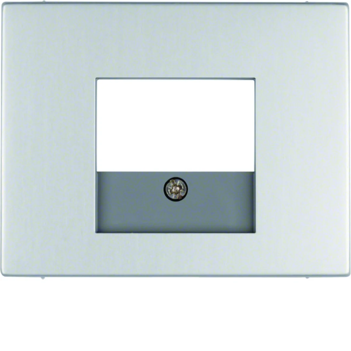 Płytka czołowa do gniazda głośnikowego i gniazda ładowania USB, alu 10357003 - obrazek 1
