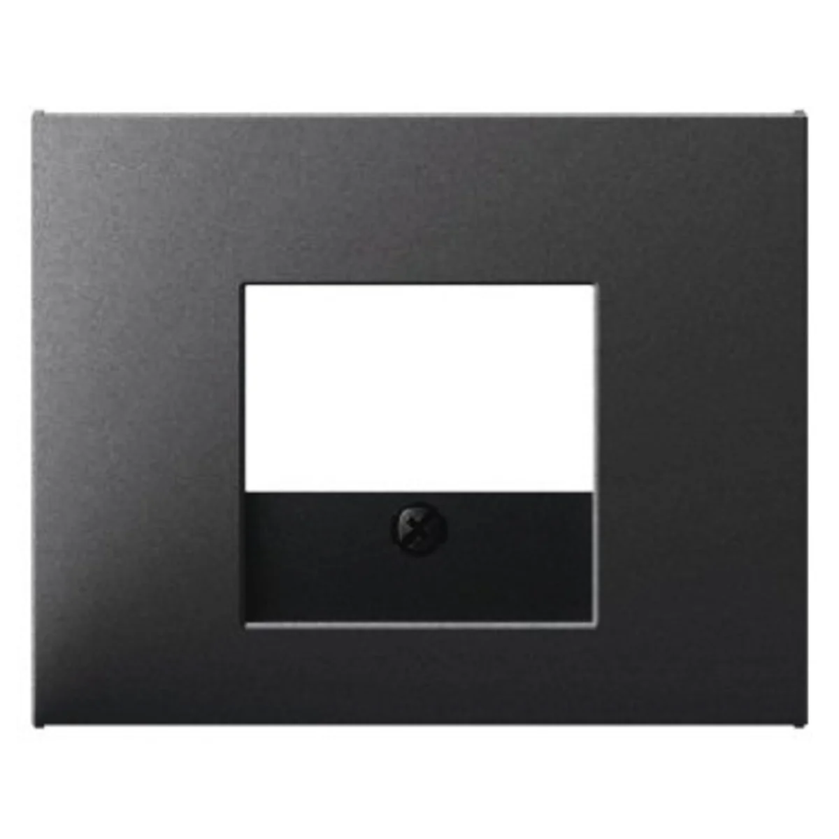 Płytka czołowa do gniazda głośnikowego i gniazda ładowania USB, antracyt 10357006 - obrazek 1