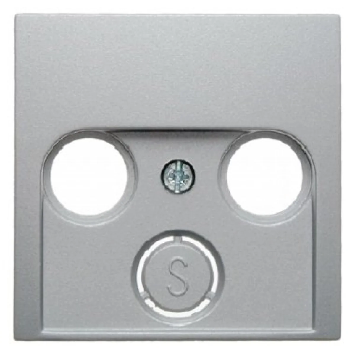 Płytka do gniazd antenowych 2 i 3 wyjściowych, aluminiowe 12031404 - obrazek 1