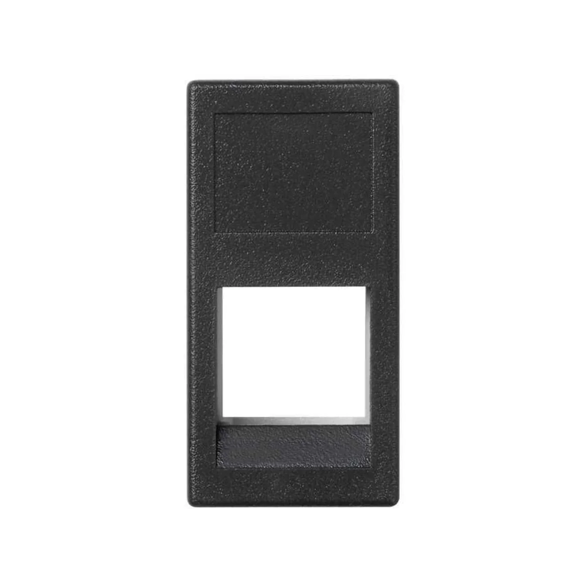 Płytka K45/2 1x RJ bez osłon 22,5x45mm ORTRONICS szary grafit K281/14 - obrazek 1