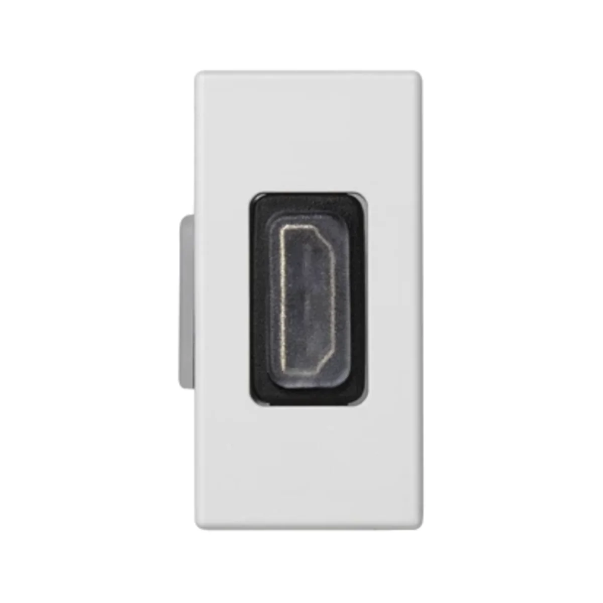 Płytka K45/2 adapter HDMI-HDMI 22, 5x45mm + wkład, czysta biel K129B/9