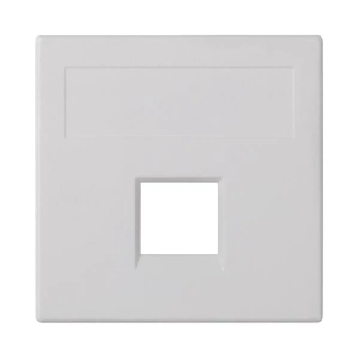 Płytka S500 1x RJ bez osłon INFRA+ czysta biel 50015185-030 - obrazek 1