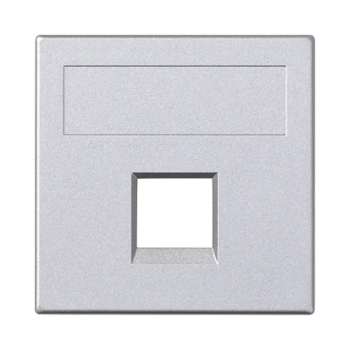 Płytka S500 1x RJ bez osłon NEXANS aluminium 50018185-033 - obrazek 1