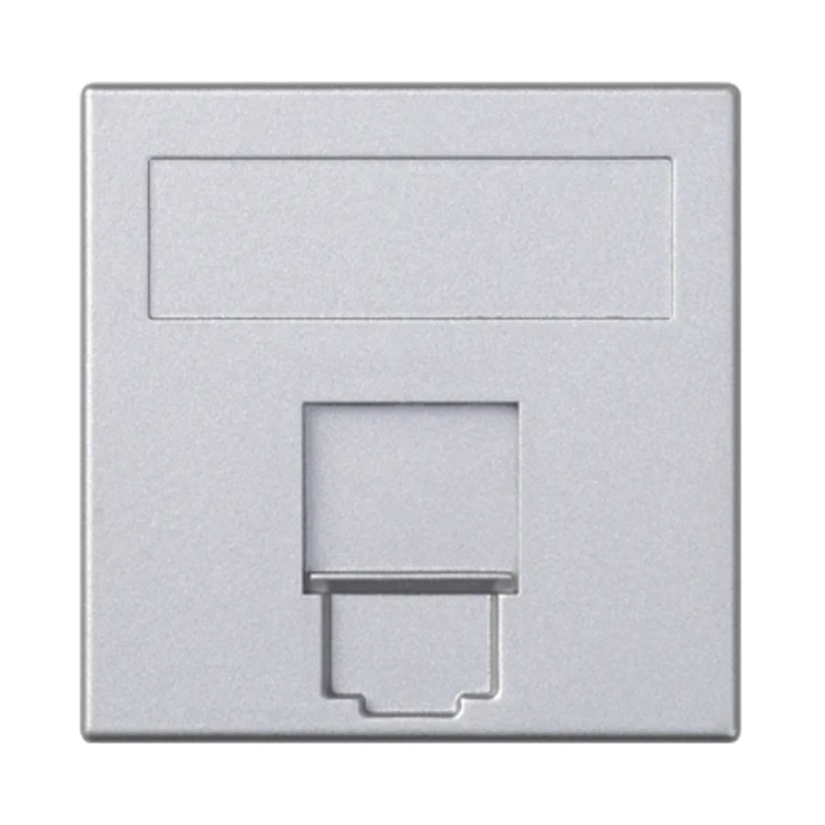 Płytka S500 1x RJ z osłoną BELGENCDT aluminium 50013085-033 - obrazek 1