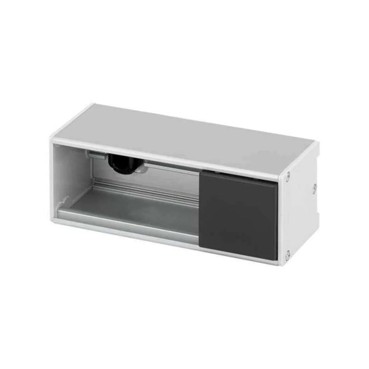 Podstawa z przepustem w dnie OFIBLOK COMPACT 2×K45 szary grafit KFC132/14 - obrazek 1