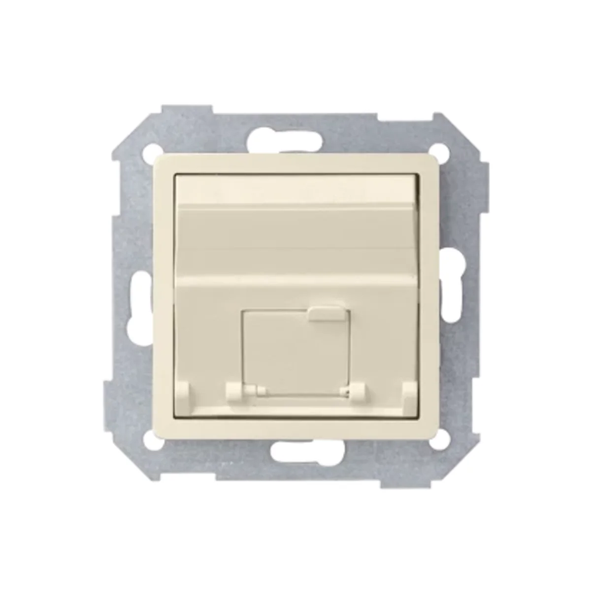 Pokrywa gniazda RJ45 x1 skośna beż 82578-31 - obrazek 1