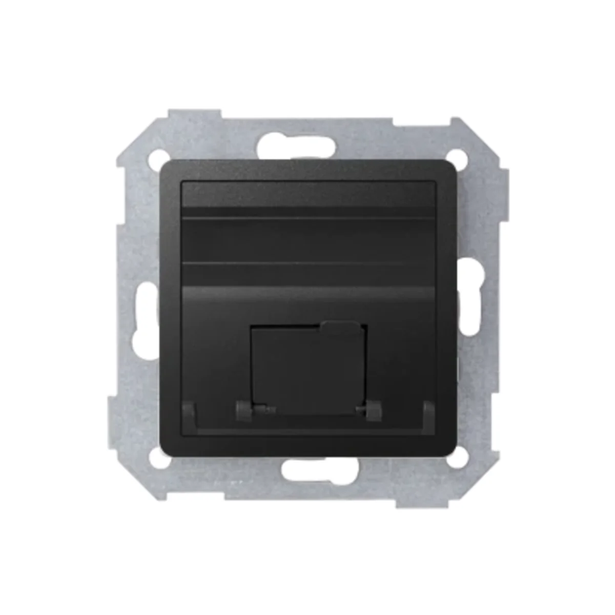 Pokrywa gniazda RJ45 x1 skośna grafit 82578-38 - obrazek 1