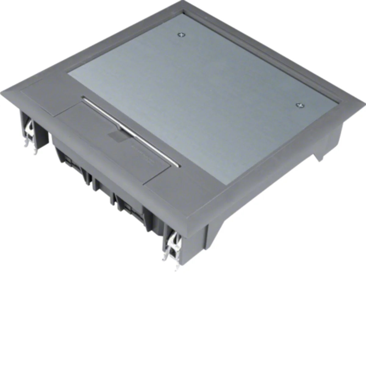 Pokrywa uchylna VQ06 200x200 wykładzina 5mm stal szary PA VQ06057011 - obrazek 1