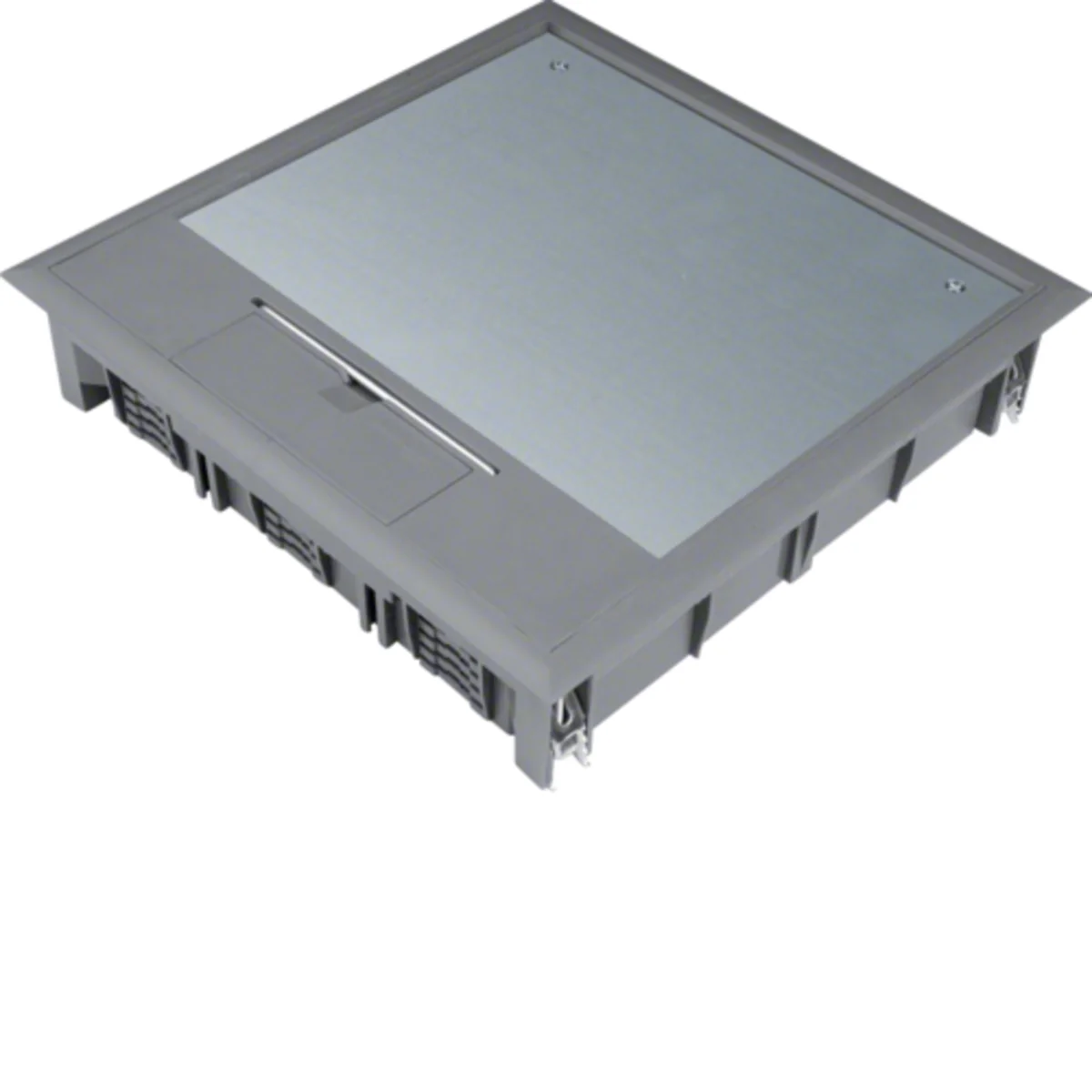 Pokrywa uchylna VQ12 244x244 wykładzina 5mm stal szary PA VQ12057011 - obrazek 1