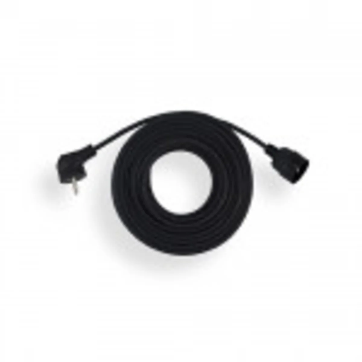 Przedłużacz 1-krotny, 1x2P gumowy czarny H05RR-F 2x1mm² - 10m 250V~/10A PS-110G PS-110G - obrazek 1