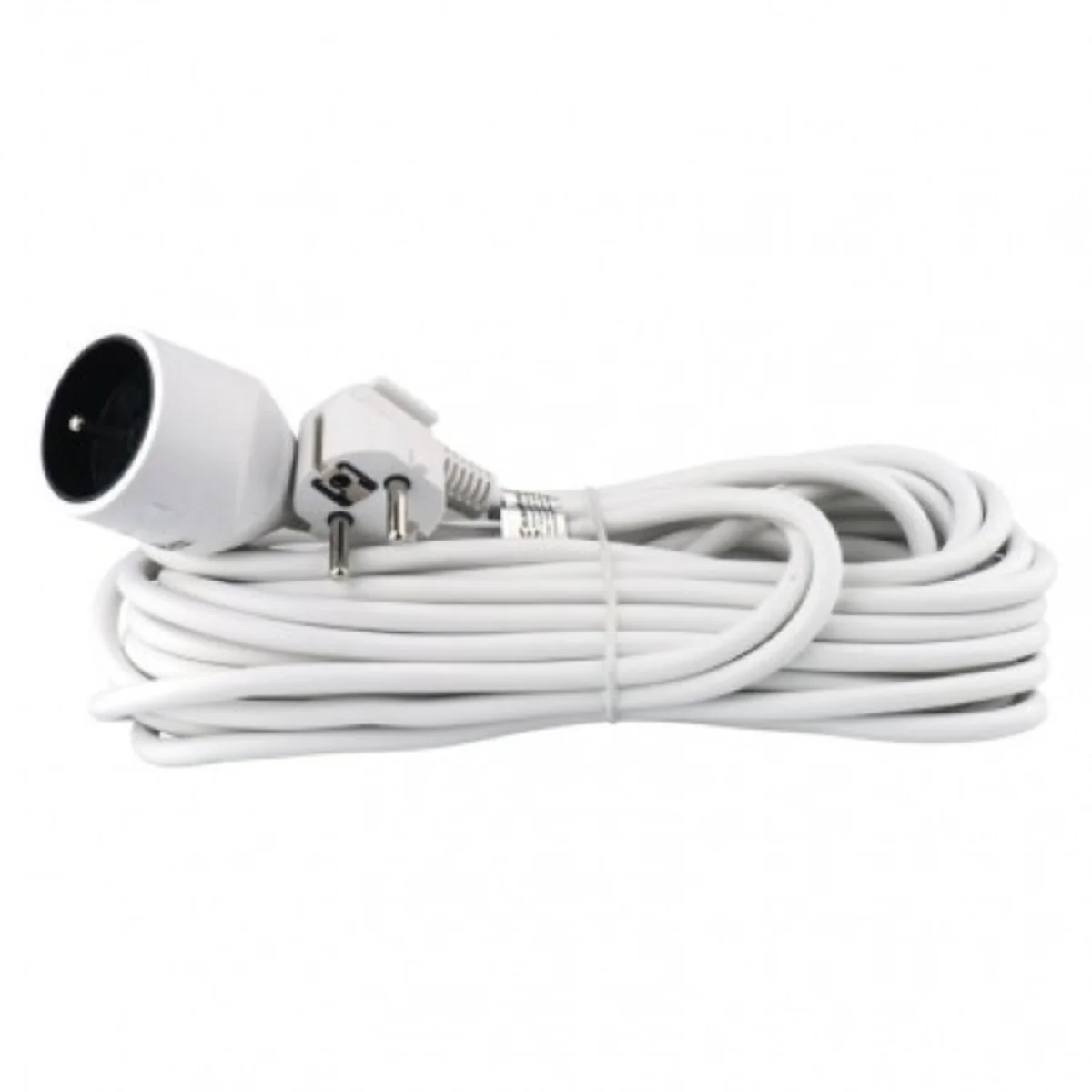 Przedłużacz 10 m / 1 gniazdo / biały / PVC / 1 mm2 P0110 - obrazek 1