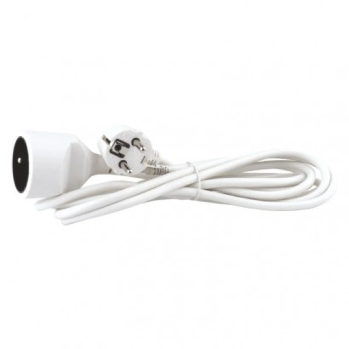 Przedłużacz 3 m / 1 gniazdo / biały / PVC / 1 mm2 P0113 - obrazek 1