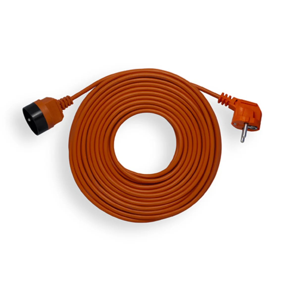 Przedłużacz ogrodowy 1-krotny, 1x2P+Z pomarańczowy PVC 3x1,5mm² - 10m 250V~/16A PS-1010-5-1,5 PS-1010-5-1,5 - obrazek 1