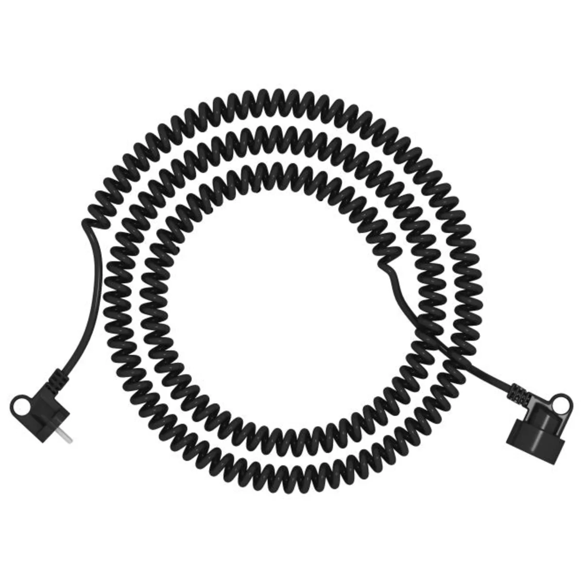 Przedłużacz spiralny 1 gniazdo z uziemieniem H05VV-F 3x1 4m P.PS-US.3X1.SPIRALNY/4M.CZ - obrazek 1