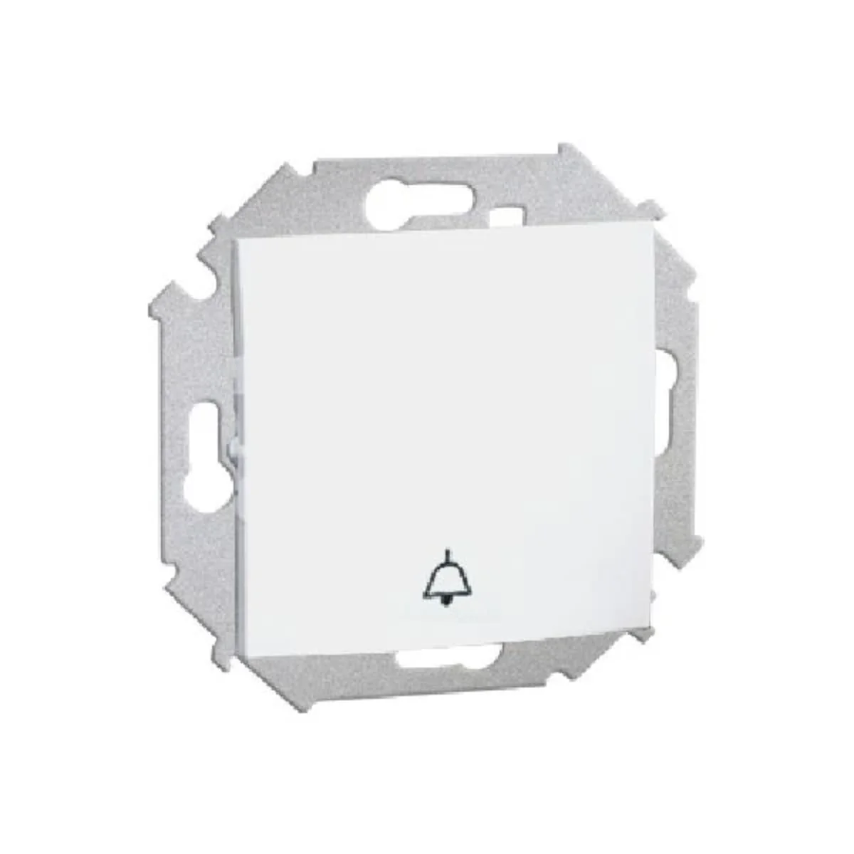 Przycisk "dzwonek" do wersji IP44 (moduł) 10A 230V zaciski śrubowe biały 1591659B-030 - obrazek 1