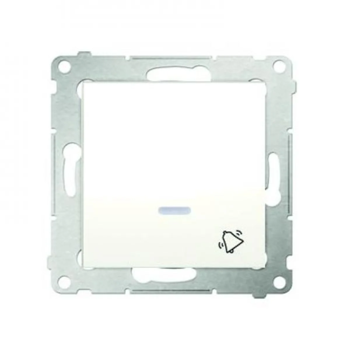 Przycisk "dzwonek" z podświetleniem LED (moduł) 10A 230V szybkozłącza krem DD1L.01/41 - obrazek 1