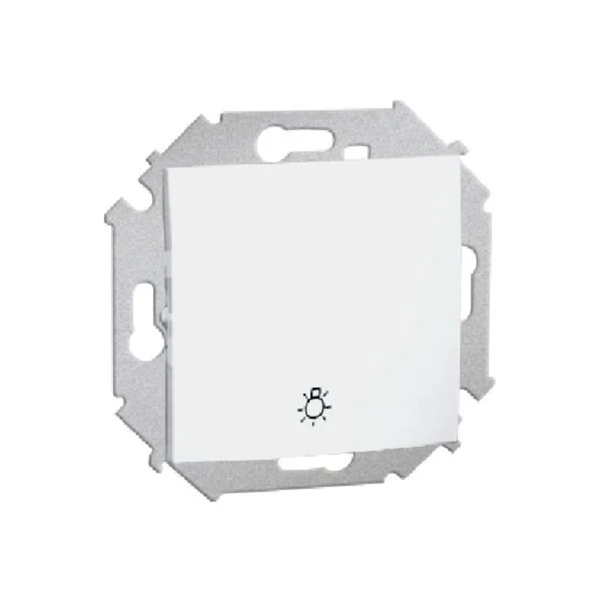Przycisk „światło” (moduł) 10A 250V zaciski śrubowe biały 1591651-030