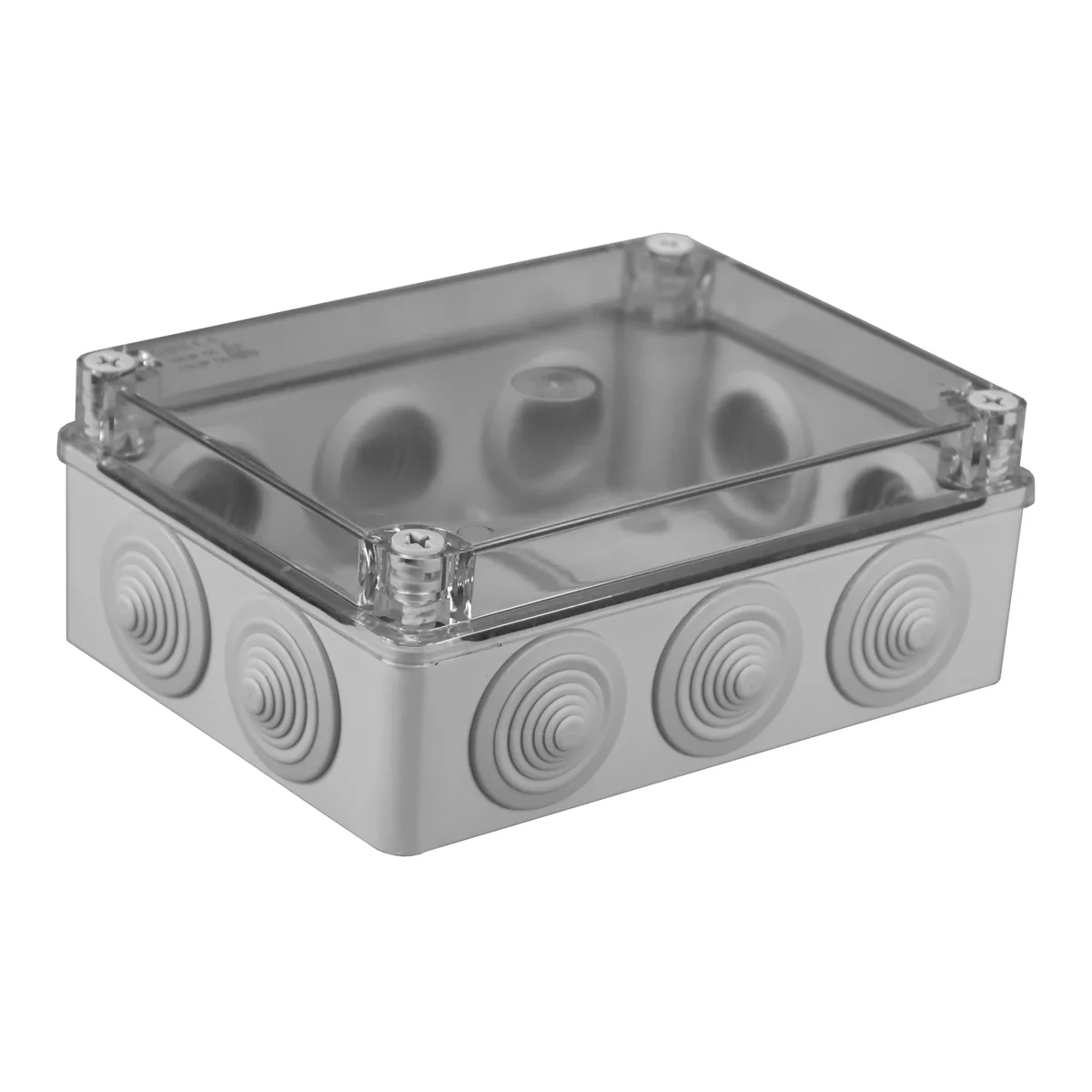Puszka 190x140x70, 10 dławików S-BOX 406-P - obrazek 1