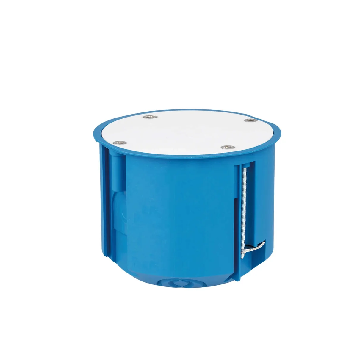 Puszka do pustych ścian z pokrywą PV70 fi70mm niebieska 32150203