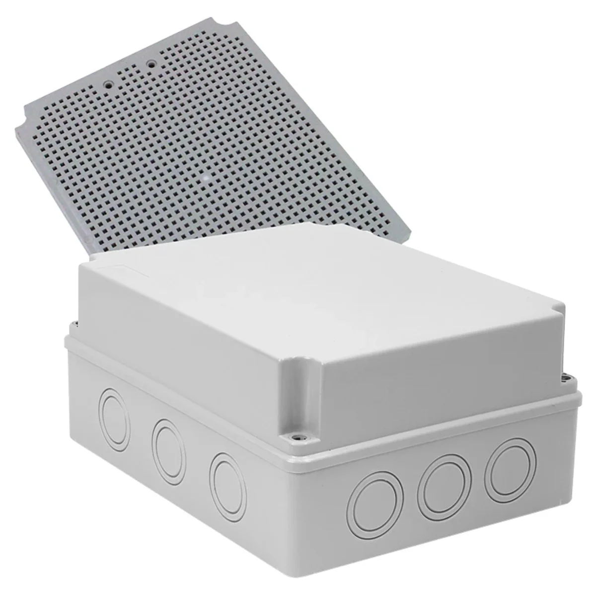 Puszka hermetyczna PH-4B.2P z osłabieniami pod dławiki + płyta PMT-4 28.451 - obrazek 1