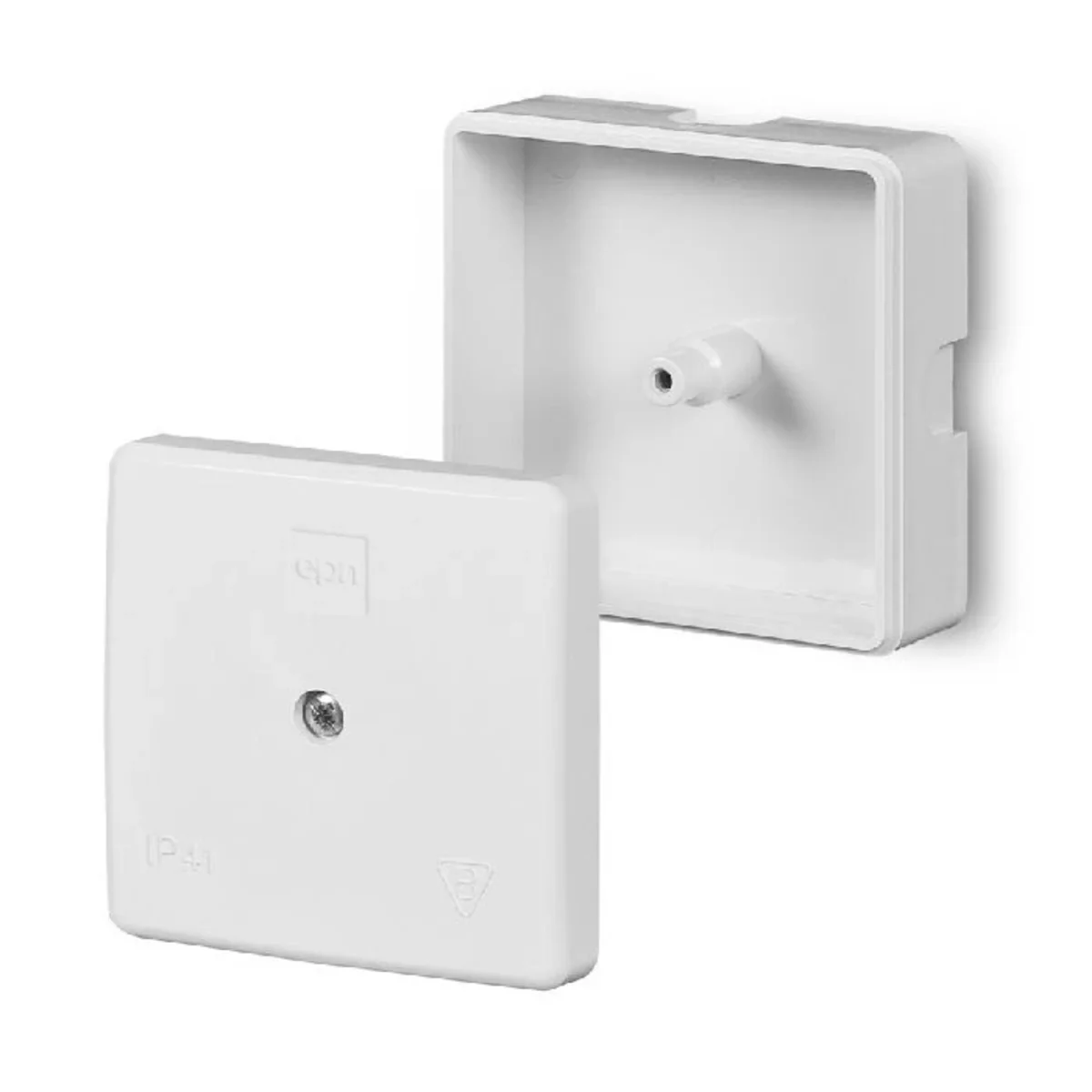 Puszka hermetyczna pusta 60x60x30mm IP41 biała 0236-00 - obrazek 1