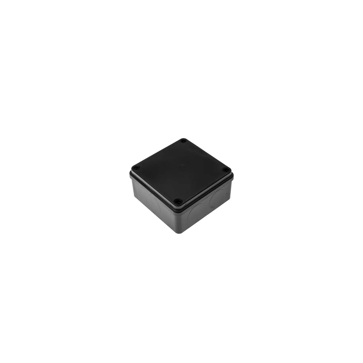 Puszka hermetyczna S-BOX 100x100x50, bez dławików, czarna, bezhalogenowa, odporna na UV, IP65 S-BOX 116C - obrazek 1